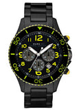 Marc Jacobs MBM5026 Rock Chronograph Men's Watch – Black Dial & Black Steel Strap