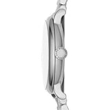 Marc Jacobs Baker Dexter White Dial Silver Steel Strap Watch for Women - MBM3423