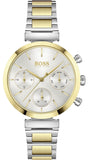 Hugo Boss 1502550 Flawless Women's Watch – Silver Dial & Two Tone Steel Strap