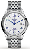 Tudor 1926 Automatic White Dial Silver Steel Strap Watch for Men - M91650-0005