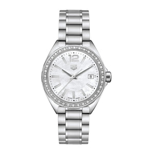 Tag Heuer Formula 1 Quartz Diamonds Mother of Pearl Dial Silver Steel Strap Watch for Women - WBJ131A.BA0666