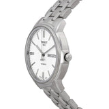 Tissot Automatics III Day Date White Dial Silver Steel Strap Watch For Men - T065.430.11.031.00