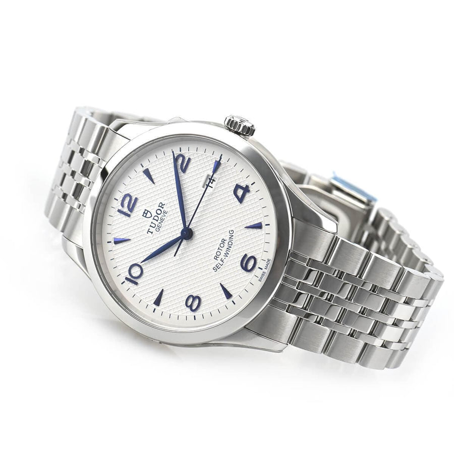 Tudor M91650-0005 1926 Automatic Men's Watch – White Dial & Silver Steel Strap