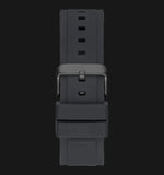 Guess Matrix Multifunction Grey Dial Grey Rubber Strap Watch for Men - GW0423G3