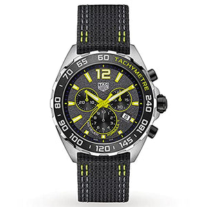 Tag Heuer Formula 1 Chronograph Grey Dial Black Nylon Strap Watch for Men - CAZ101AG.FC8304
