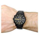 Armani Exchange Hampton AX2164 Men's Chronograph Watch – Black Dial with Black Stainless Steel Strap