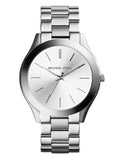 Michael Kors MK3178 Slim Runway Women's Watch – Silver Dial & Silver Stainless Steel Bracelet