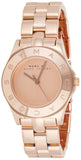 Marc Jacobs Blade Rose Gold Dial Rose Gold Steel Strap Watch for Women - MBM3127