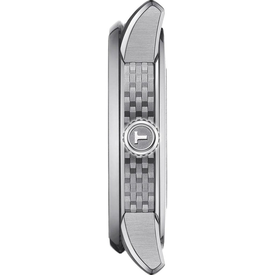 Tissot Luxury Powermatic 80 Blue Dial Silver Steel Strap Watch For Men - T086.407.11.047.00