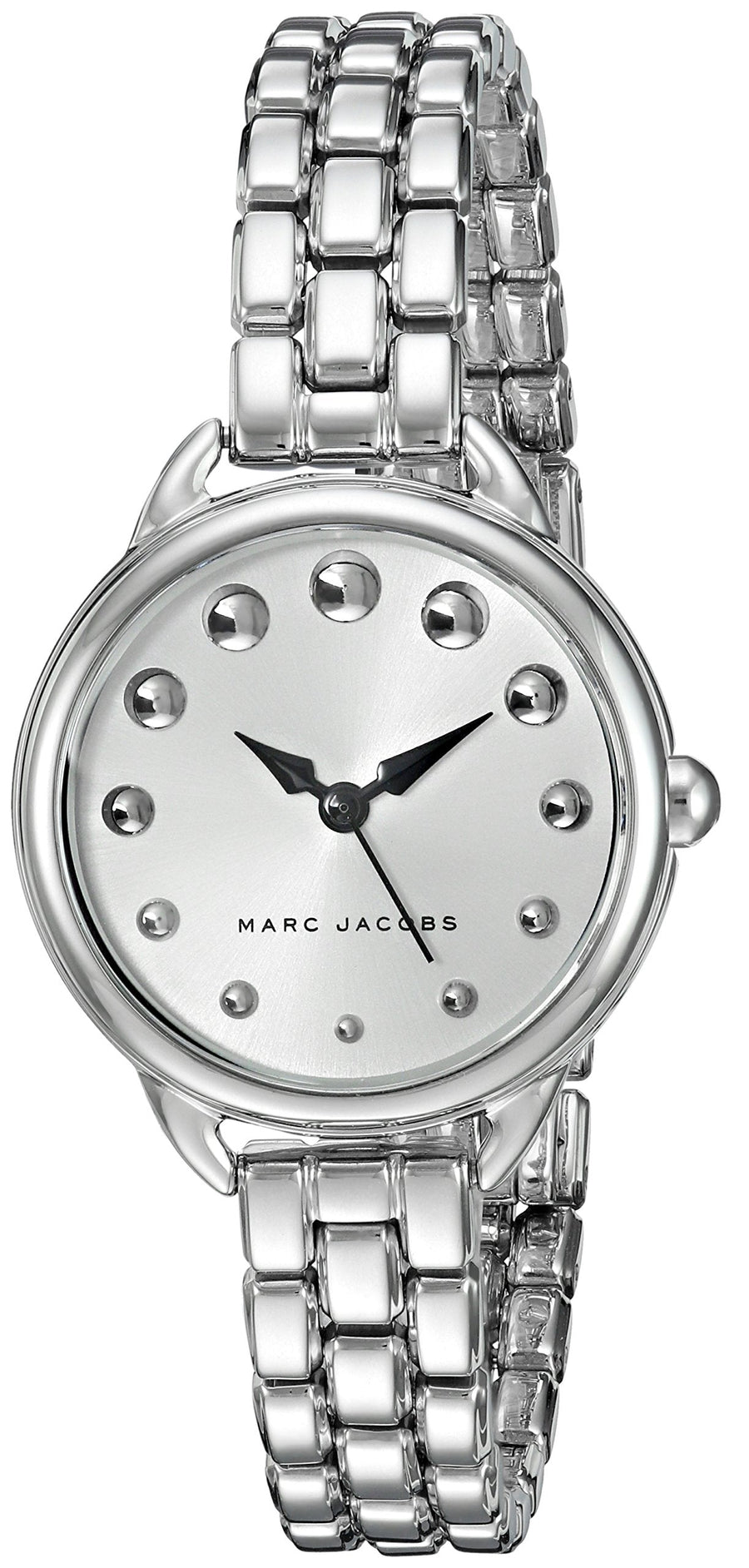 Marc Jacobs Betty White Dial Silver Steel Strap Watch for Women - MJ3497
