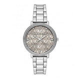 Michael Kors Pyper Analog Gray Dial Silver Steel Strap Watch For Women - MK4672