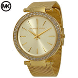Michael Kors Darci Gold Dial Gold Mesh Bracelet Watch for Women - MK3368