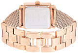 Guess Highline Off White Dial Rose Gold Stainless Steel Mesh Strap Watch For Women - W0826L3
