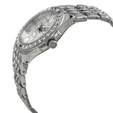 Bulova Phantom Crystal Silver Dial Silver Steel Strap Watch for Men - 96A236