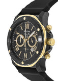 Bulova Marine Star Chronograph Black Dial Black Rubber Strap Watch for Men - 98B278