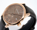 Burberry The Classic Brown Dial Brown Leather Strap Watch for Men - BU10012
