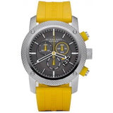 Burberry Sport Chronograph Men's Watch BU7712 with Grey Dial & Yellow Rubber Strap