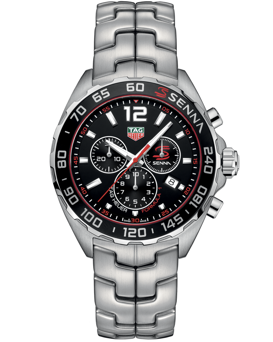 Tag Heuer Senna Black Dial Watch for Men - CAZ1015.BA0883