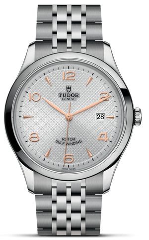Tudor 1926 Automatic Silver Dial Silver Steel Strap Watch for Men - M91650-0001