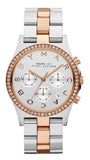 Marc Jacobs MBM3106 Henry Chronograph Women’s Watch – Silver Dial & Two-Tone Steel Strap