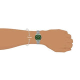 Fossil FS6048 Sport Tourer Men’s Chronograph Watch – Green Dial with Silver Stainless Steel Strap