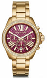 Michael Kors MK6290 Wren Women's Watch – Purple Dial & Gold Steel Bracelet