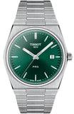 Tissot T137.410.11.091.00 PRX Quartz Men's Watch – Green Dial & Silver Steel Strap