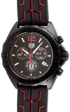 Tag Heuer Formula 1 Manchester United Limited Edition Black Dial Black & Red Rubber Strap Watch for Men - CAZ101J.FT8027