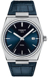Tissot T137.410.16.041.00 PRX Quartz Men's Watch – Blue Dial & Blue Leather Strap