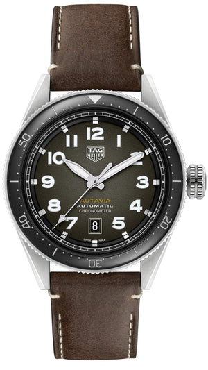 Tag Heuer Autavia Automatic Grey Dial Watch for Men - WBE5114.FC8266