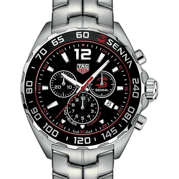 Tag Heuer Senna Black Dial Watch for Men - CAZ1015.BA0883