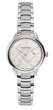 Burberry BU10108 The Classic Women’s Watch with Silver Dial & Stainless Steel Strap
