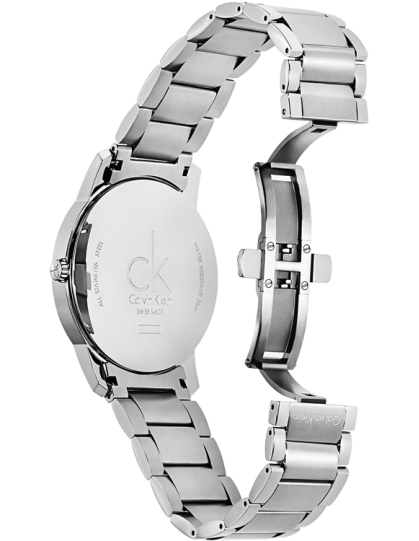Calvin Klein City Quartz White Dial Silver Steel Strap Watch for Men - K2G2G1Z6