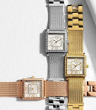 Guess White Dial Gold Mesh Bracelet Watch For Women - W0826L2