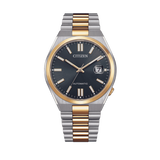 Citizen Tsuyosa NJ0154-80H Men's Automatic Watch – Grey Dial with Two-Tone Steel Strap