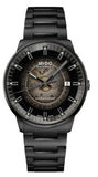 Mido M021.407.33.411.00 Commander II Automatic Men's Watch – Gradient Black Dial & Black Steel Strap