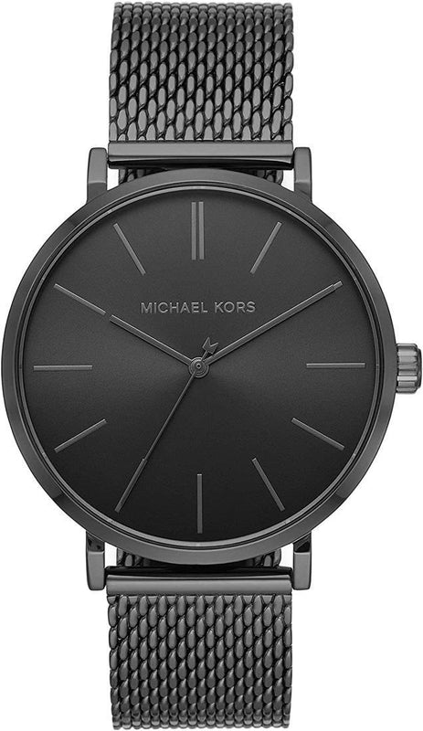 Michael Kors Auden Three-Hand Grey Dial Grey Mesh Strap Watch for Men - MK7151