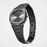D1 Milano Ultra Thin Grey Dial Grey Steel Strap Watch for Women - D1-UTBL32