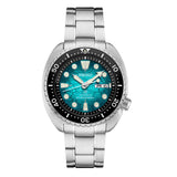 Seiko US Special Edition Automatic Green Dial Silver Steel Strap Watch for Men - SRPH57