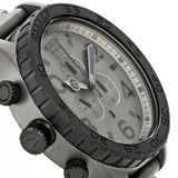 Nixon 51-30 Chronograph Grey Dial Grey Steel Strap Watch for Men - A083-1062