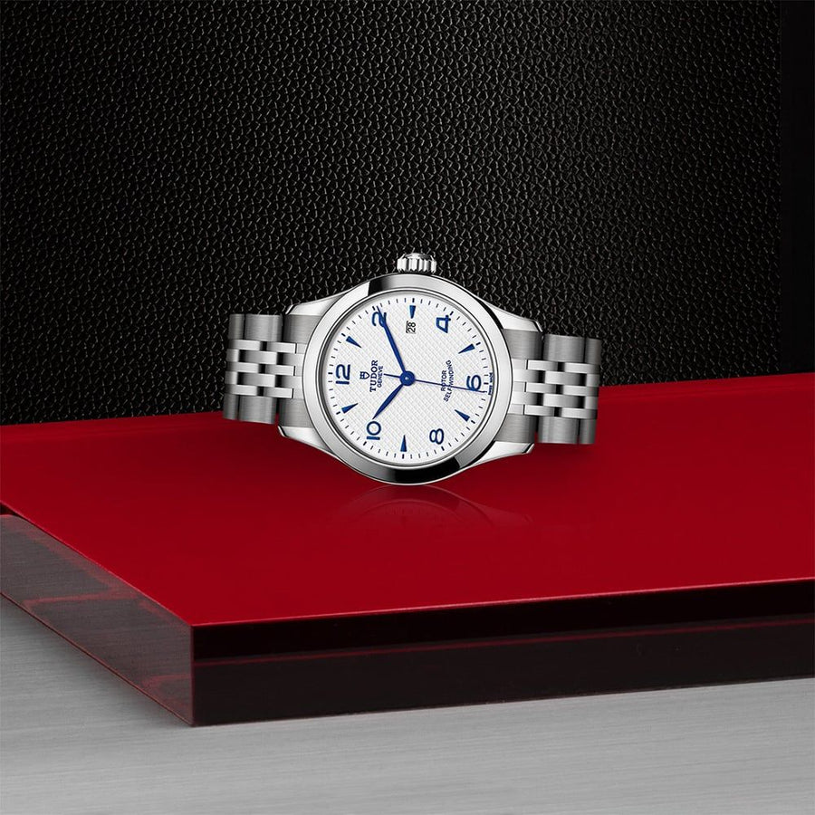 Tudor M91650-0005 1926 Automatic Men's Watch – White Dial & Silver Steel Strap
