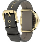 Marc Jacobs Amy Grey Dial Grey Leather Strap Watch for Women - MBM1287