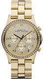 Marc Jacobs MBM3105 Henry Chronograph Women’s Watch – Gold Dial & Gold Steel Strap