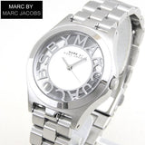 Marc Jacobs Henry White Dial Silver Steel Strap Watch for Women - MBM3291