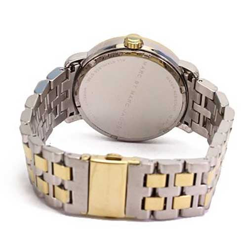 Marc Jacobs Fergus White Dial Two Tone Steel Strap Watch for Men - MBM5079