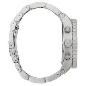 Nixon 51-30 Chrono Grey Dial Silver Steel Strap Watch for Men - A083-2064