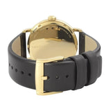 Marc Jacobs Fergus White Dial Black Leather Strap Watch for Men - MBM5081