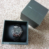 Marc Jacobs Black Dial Black Ceramic Strap Watch for Women - MBM9501