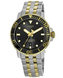 Tissot Seastar 1000 Powermatic 80 Black Dial Two Tone Steel Strap Watch For Men - T120.407.22.051.00
