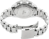 Seiko Prospex Speedtimer Solar Chronograph Grey Dial Silver Steel Strap Watch for Men - SSC939